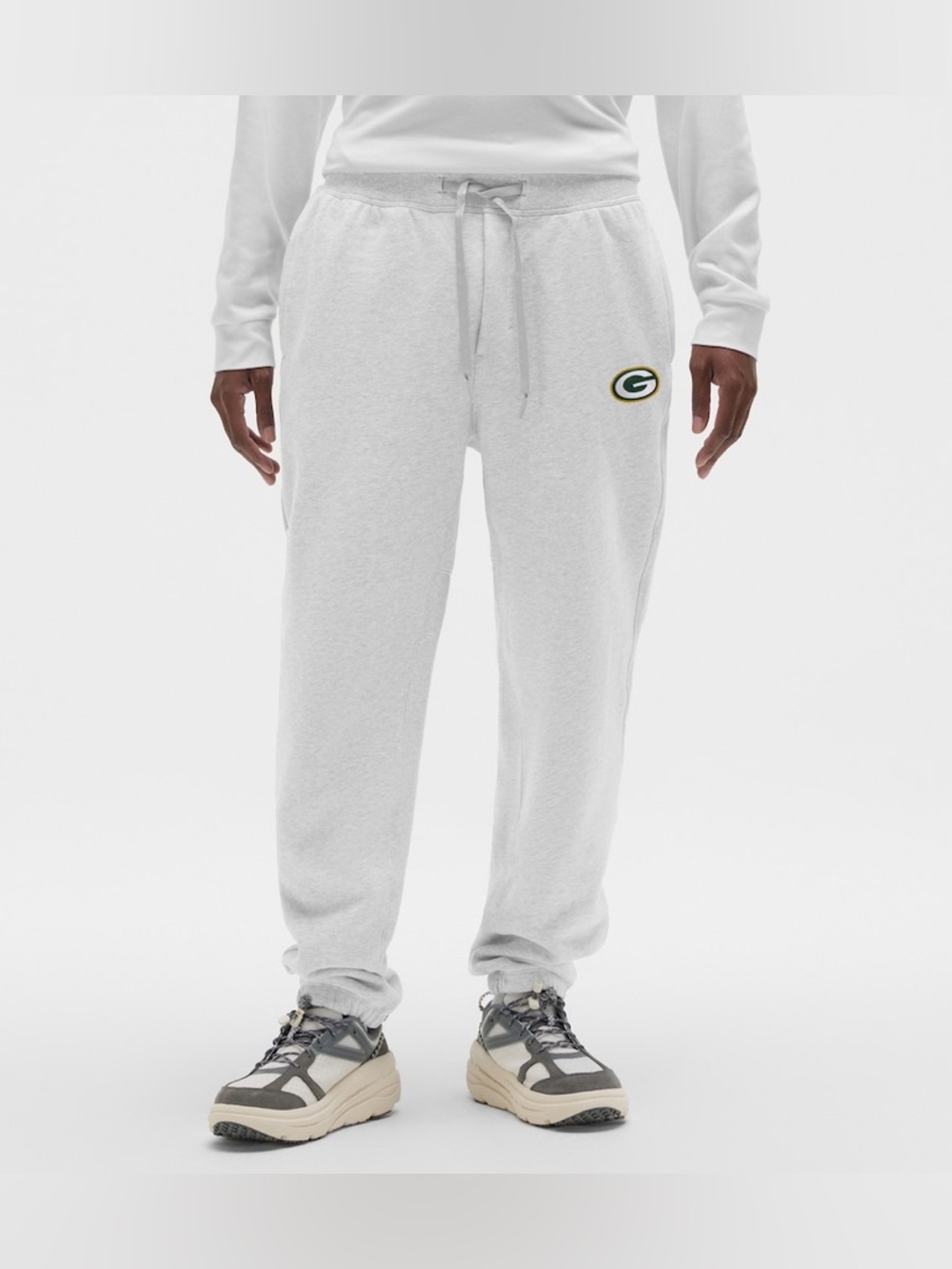 Men's lululemon Heathered Silver Drop Green Bay Packers Steady State Jogger